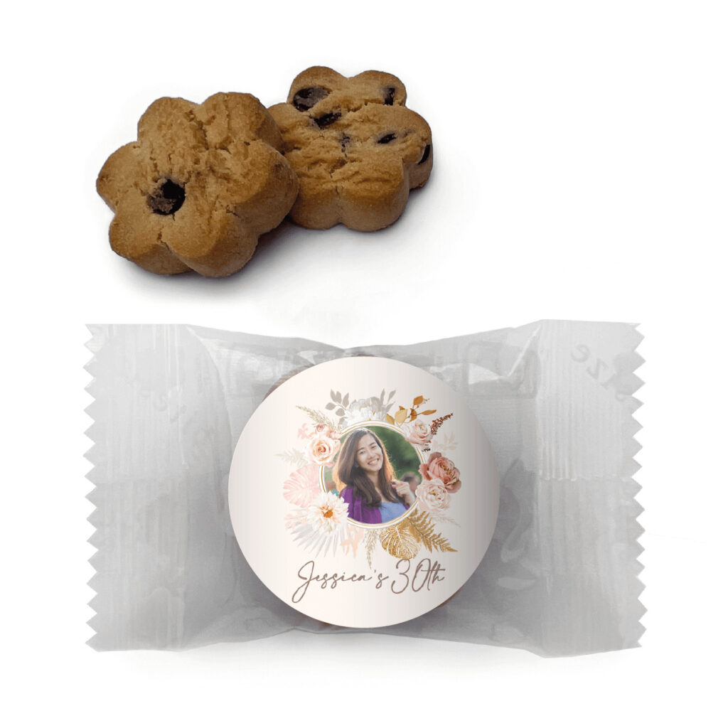 boho floals and photo personalised lolly bags (copy)