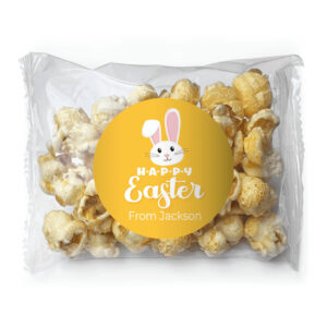 yellow easter bunny custom popcorn