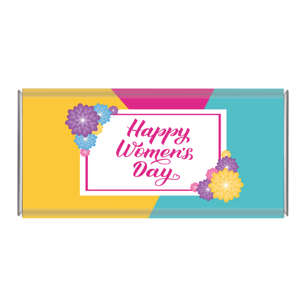 bright blossoms chocolate bar womens day