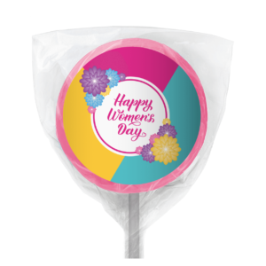 womens day bright blossoms pink lollipops