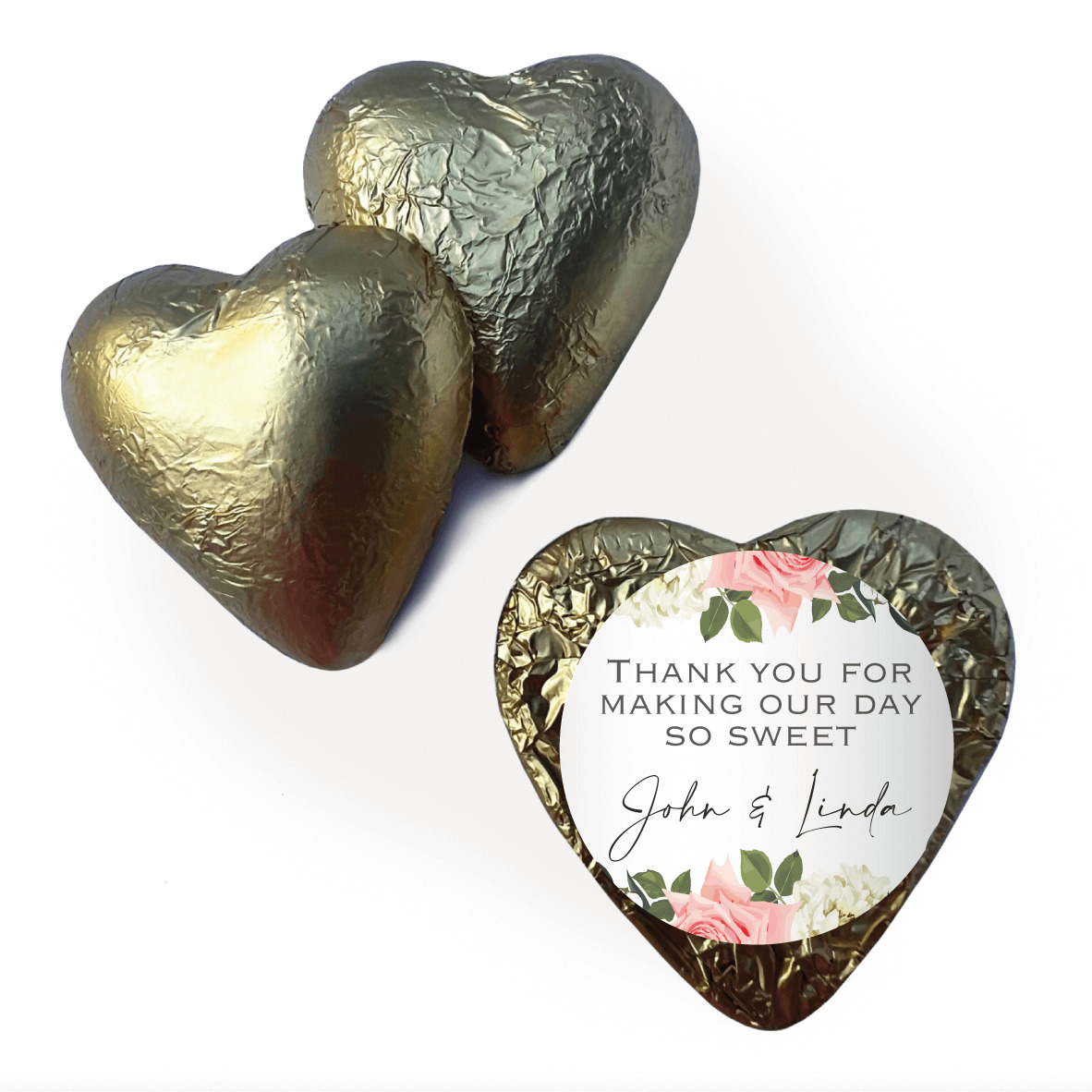 Bridal Shower Chocolate Hearts