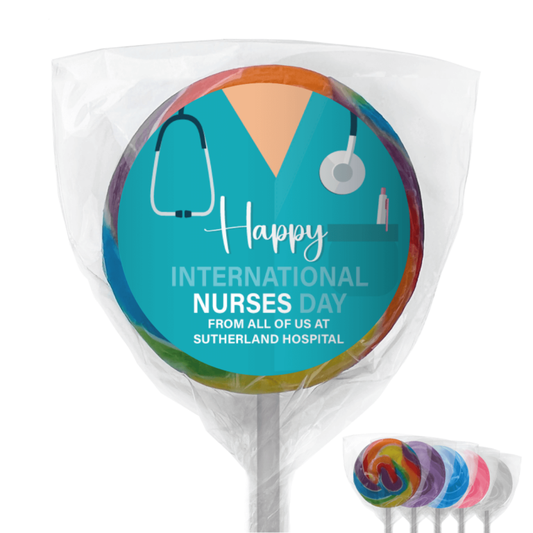 Nurses Day Uniform Personalised Lollipops