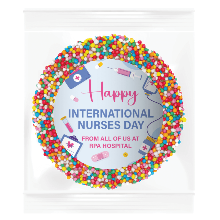 Happy Nurses Day Personalised Giant Chocolate Speckles