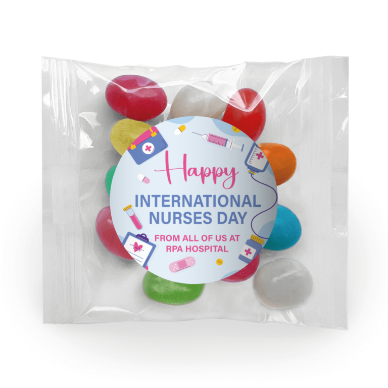 Happy Nurses Day Custom Mini Jelly Bean Bags