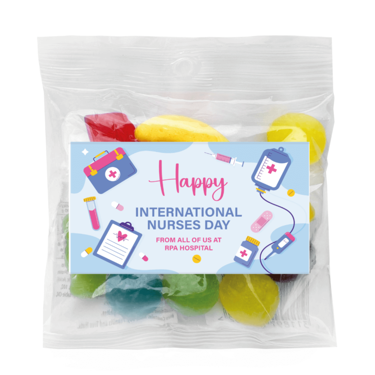 Happy Nurses Day Custom Lolly Bags