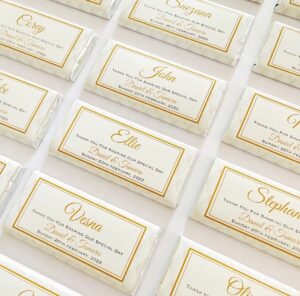 chocolate place cards