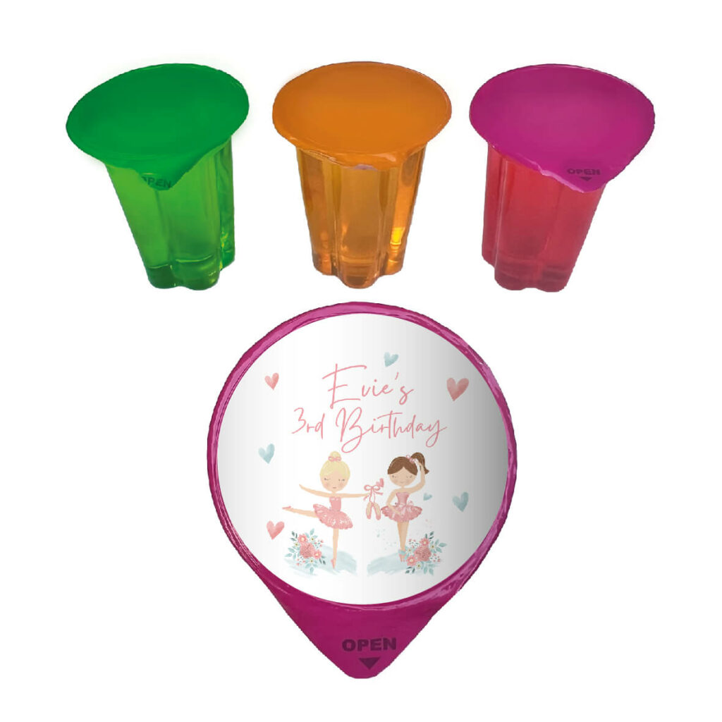 ballerina jelly cups