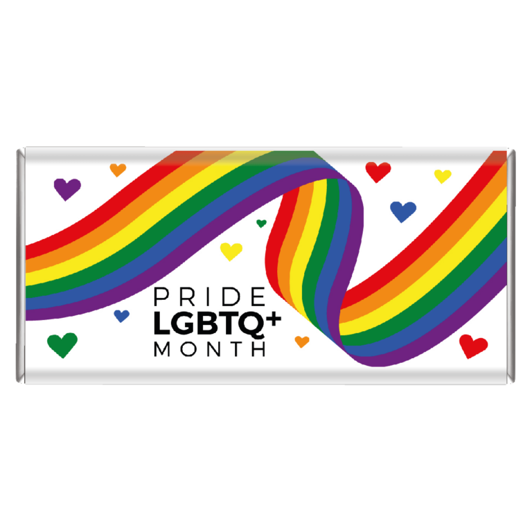LGBTQ+ Pride Month Personalised Chocolate Bars