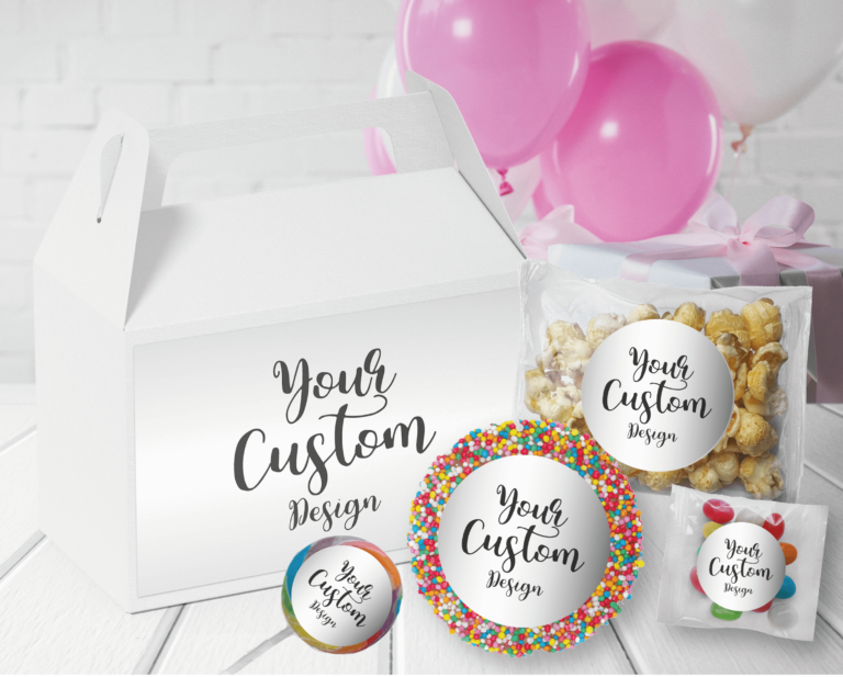Custom Designed Party Lolly Box Pack