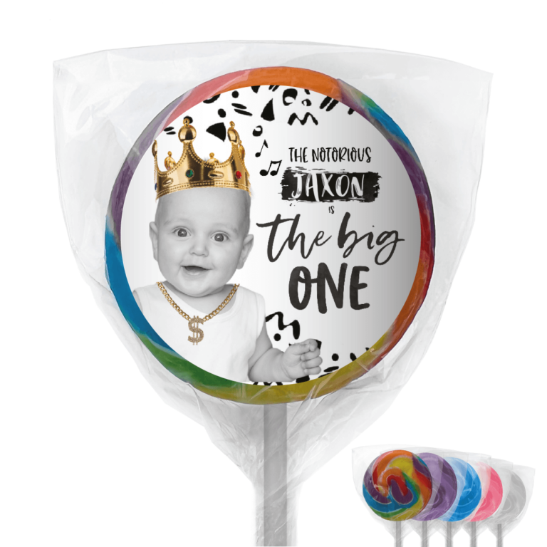 Add a Photo Notorious BIG Theme Personalised Lollipops