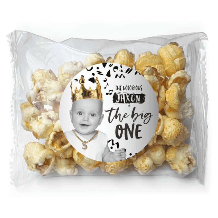 Add a Photo Notorious BIG Theme Custom Popcorn Bags