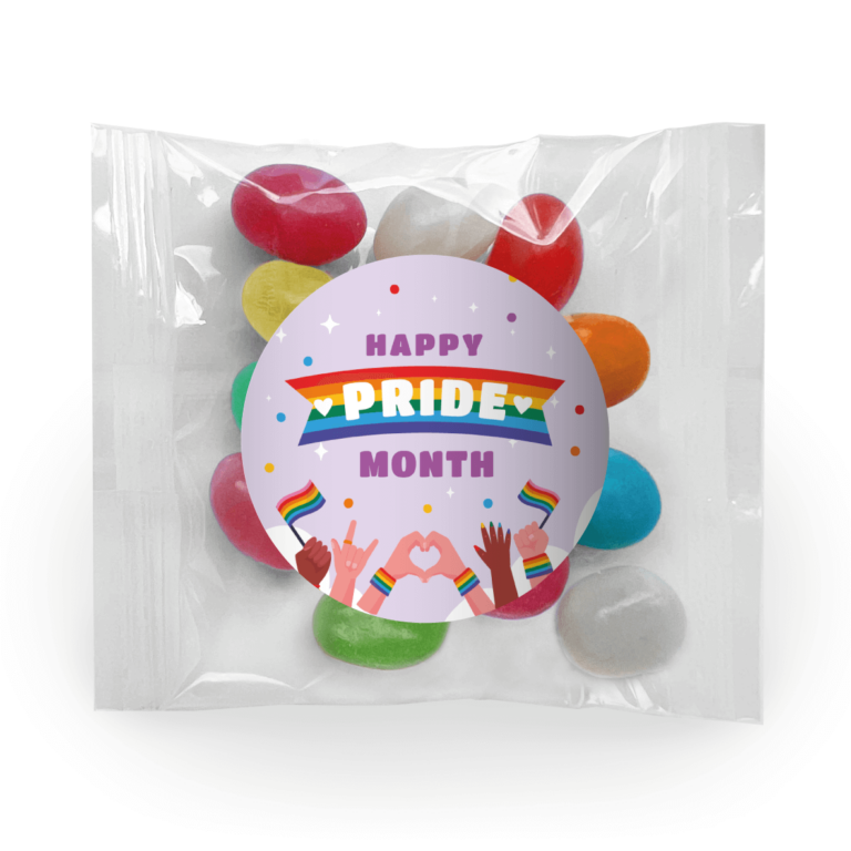 Pride Month Celebration Personalised Mini Jelly Bean Bags