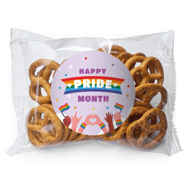 Pride Month Celebration Personalised Pretzel Bags
