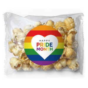 rainbow pride heart popcorn
