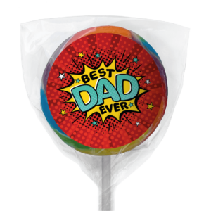 Shop for Best Dad Ever's Custom Rainbow Lollipops - Australia