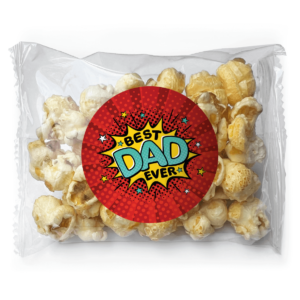 Fathers Day Comic Style Personalised Popcorn Bags