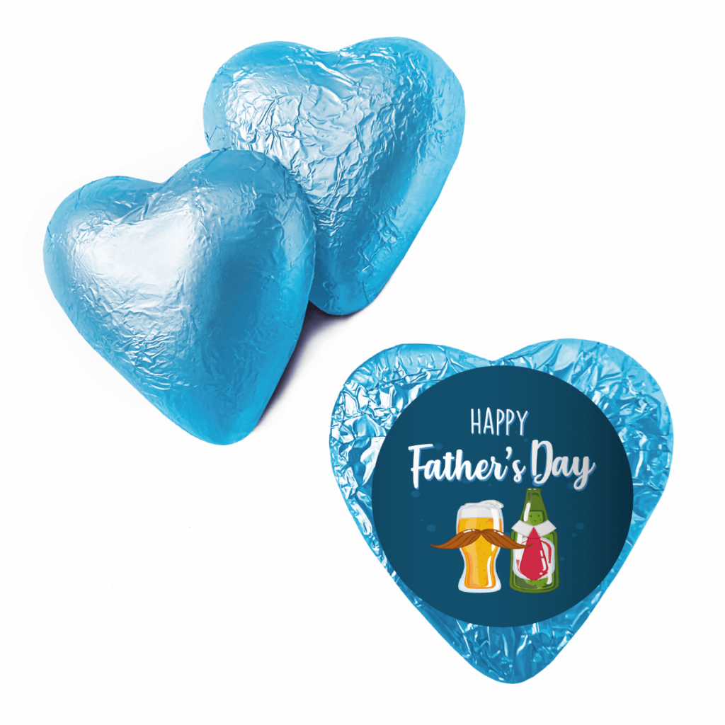 Shop for Father's Day Beer Blue Foil Heart- Australia