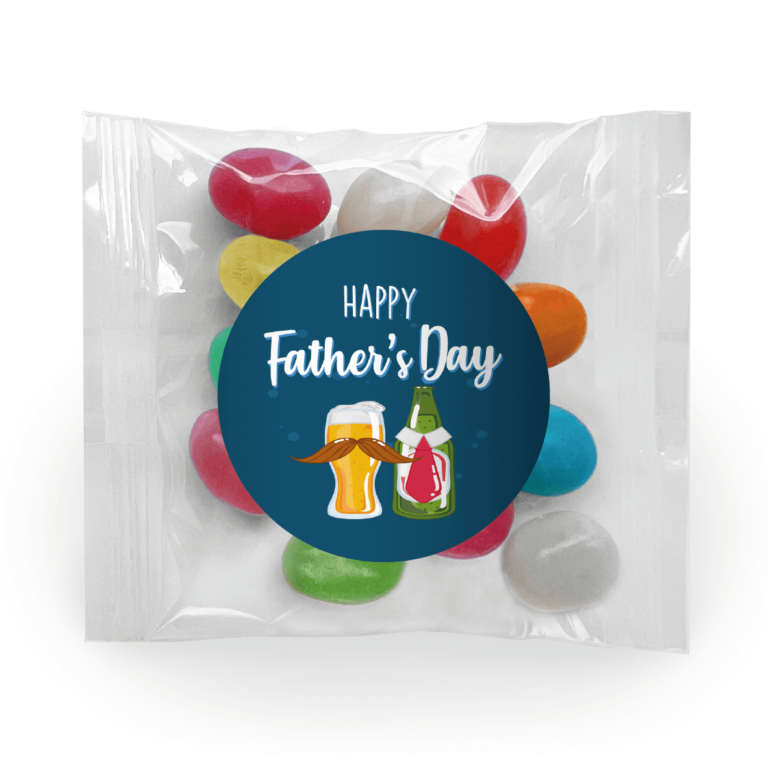 Fathers Day Beers Custom Mini Jelly Bean Bags