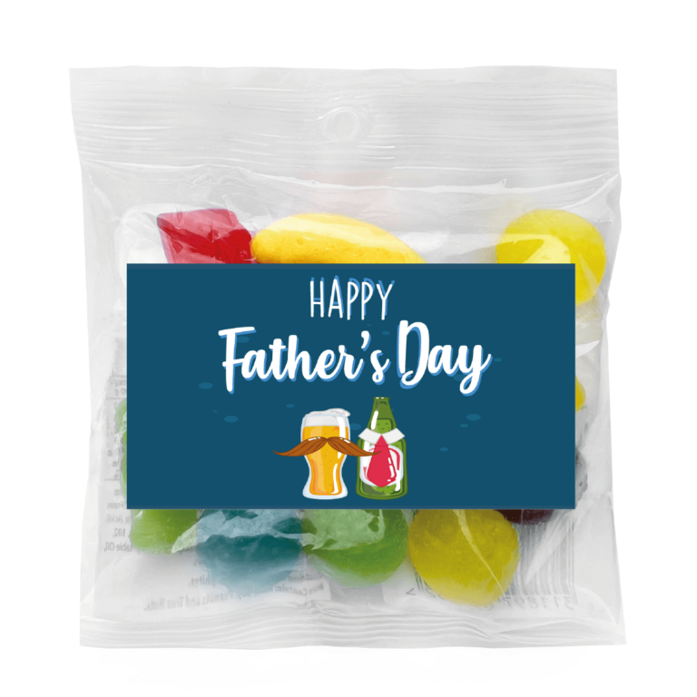 Fathers Day Beers Personalised Party Lolly Bags