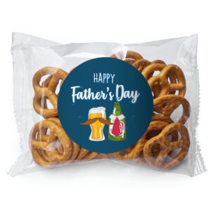 Fathers Day Beers Personalised Pretzel Bags