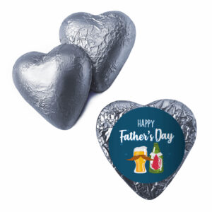 Shop for Father's Day Beer Silver Foil Heart - Australia