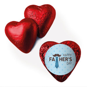 Shop for Father's Day Tie Red Foil Heart - Australia