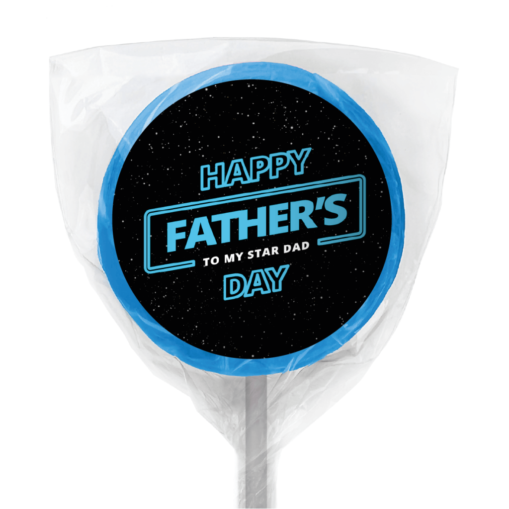 Shop for Galaxy Father's Day Blue Lollipops - Australia