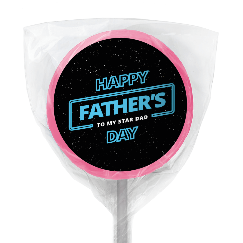 Shop for Galaxy Father's Day Pink Lollipops - Australia