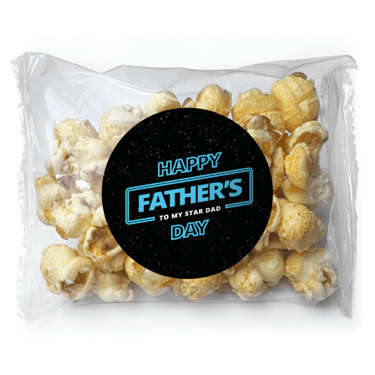 Fathers Day Star Wars Personalised Popcorn Bags