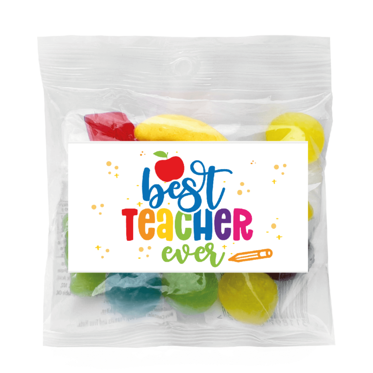 Best Teacher Ever Personalised Lolly Bags