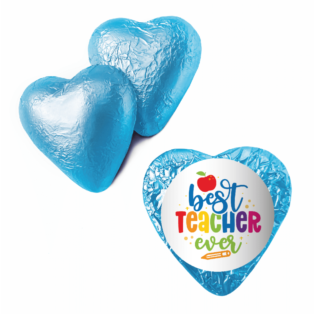 Shop for teachers' day blue foil heart - Australia