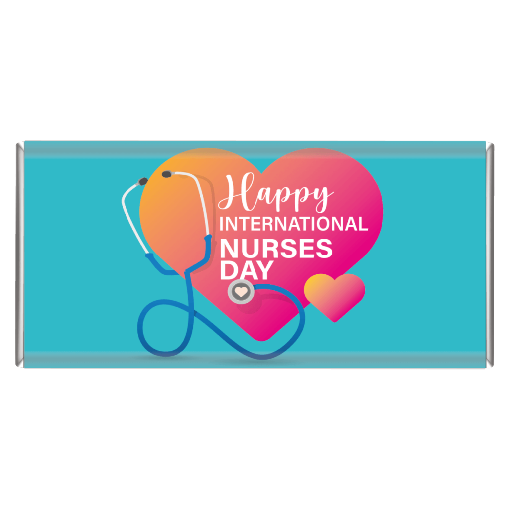 international nurses day heart chocolates custom