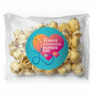 International Nurses Day Heart Personalised Popcorn Bags