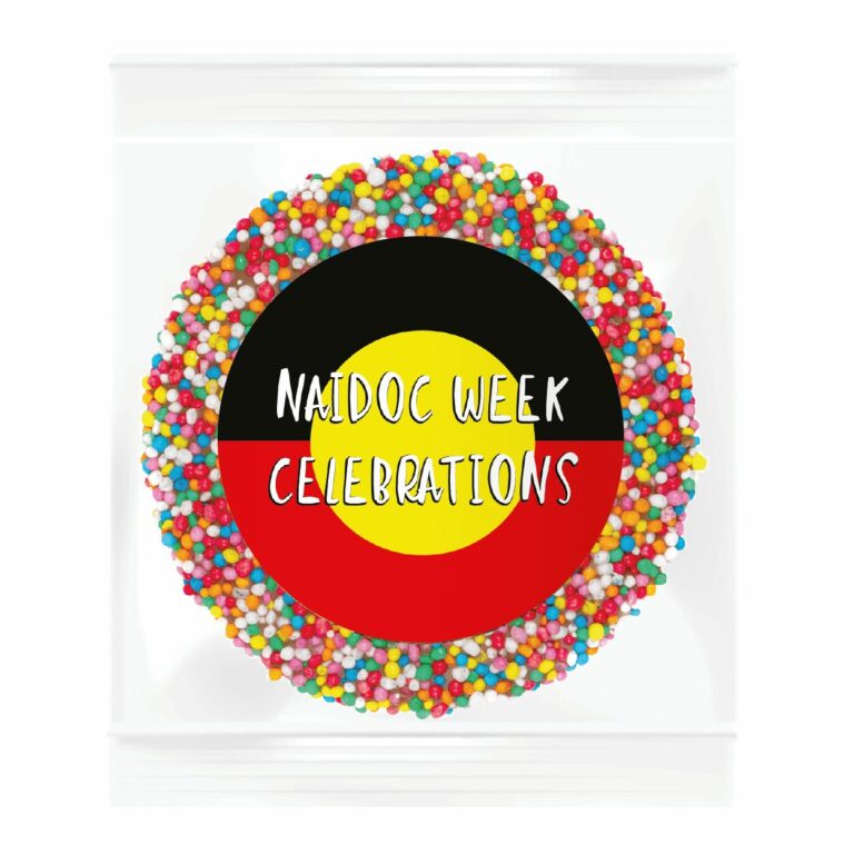 NAIDOC Week Celebration Aboriginal Flag Personalised Giant Freckle