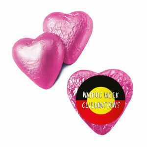 aboriginal flag naidoc pink heart