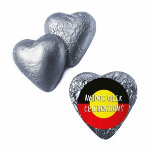 aboriginal flag naidoc silver heart