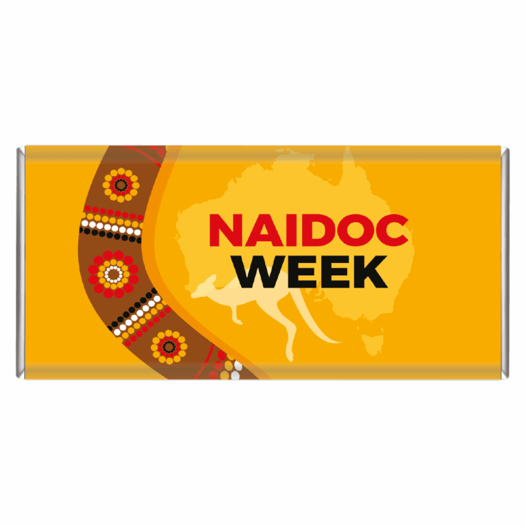 NAIDOC Week Celebration Boomerang Personalised Chocolate Bars