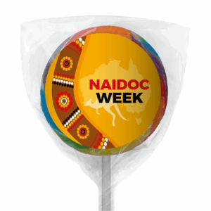 naidoc week boomerang celebration lollipops