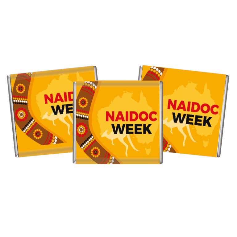 NAIDOC Week Celebration Boomerang Custom Petite Chocolates