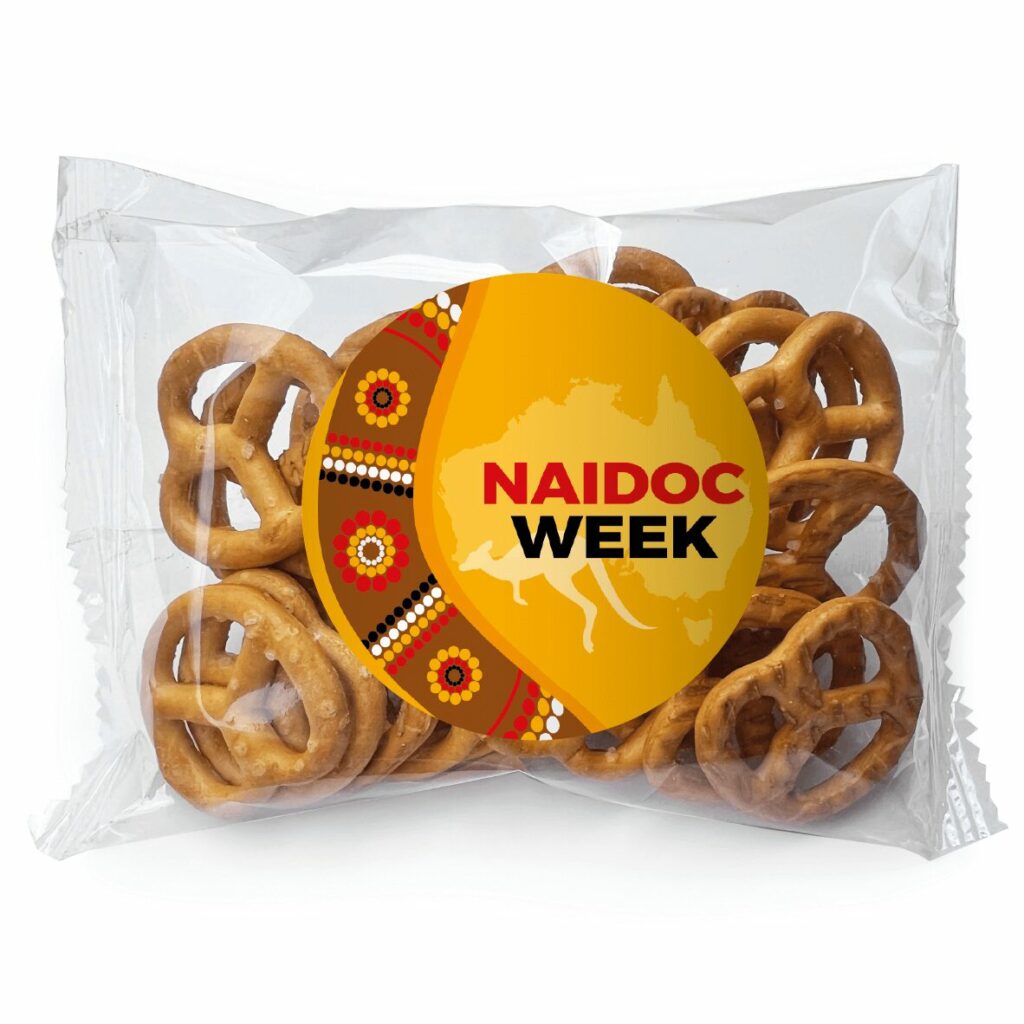 naidoc week boomerang pretzels