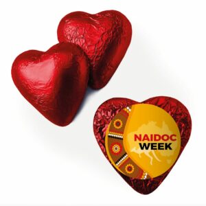 NAIDOC WEEK BOOMERANG CHOCOLATE hearts