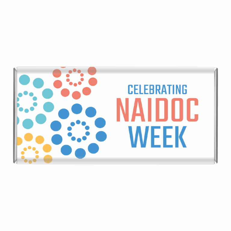 NAIDOC Week Celebration Dots Personalised Chocolate Bars