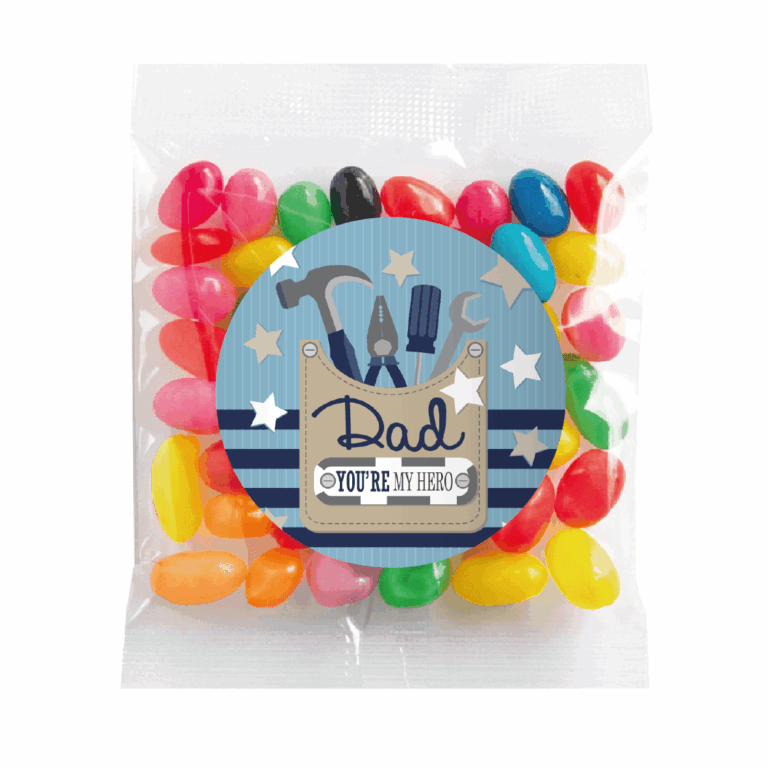 Fathers Day Tools Theme Custom Jelly Bean Bags