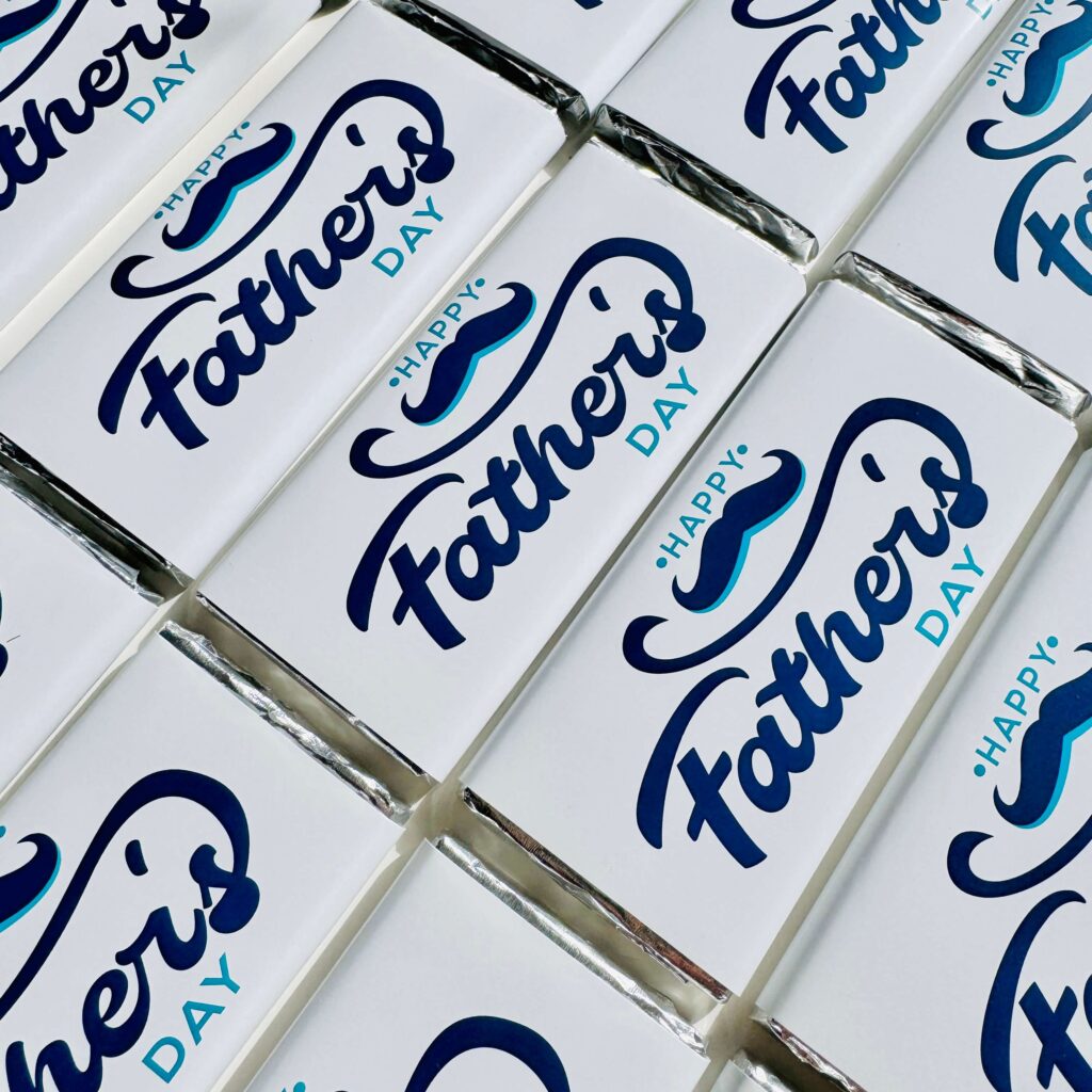 Moustache Fathers Day Chocolate Bars