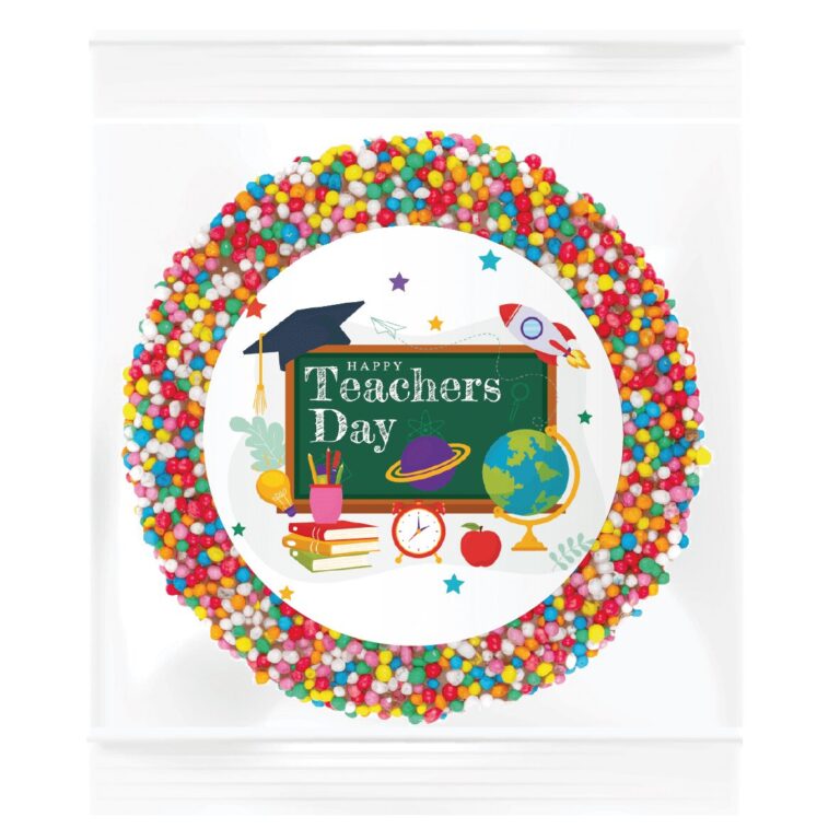 Bright Fun Teachers Day Giant Chocolate Freckle