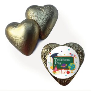 Fathers Day Comic Style Personalised Foil Chocolate Hearts,personalised chocolate hearts,foil chocolate hearts