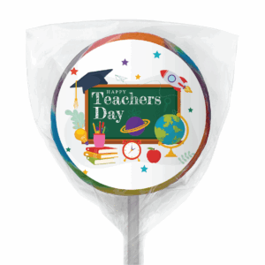 Bright Fun Teachers Day lollipops