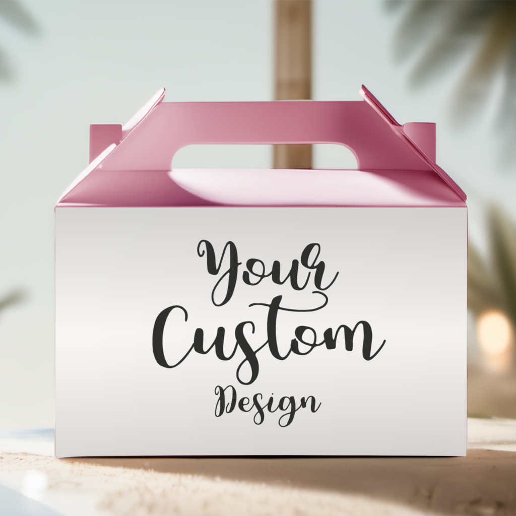 build your own custom designed party lolly box packs pink