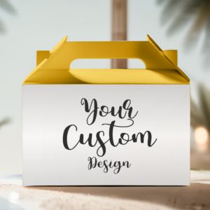 build your own custom designed party lolly box packs yellow