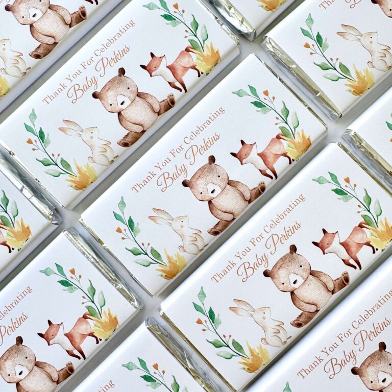 Woodlands Babies Baby Chocolate Bar Favours